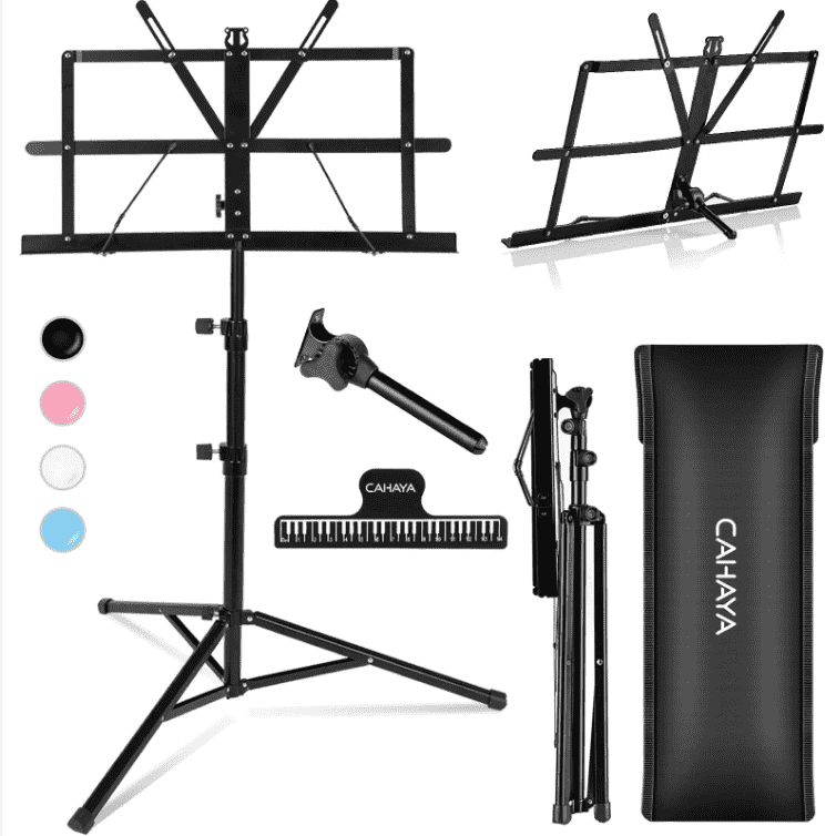 CAHAYA 2 in 1 Folding Sheet Music Stand - Lesson With You